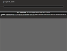 Tablet Screenshot of paquick.com